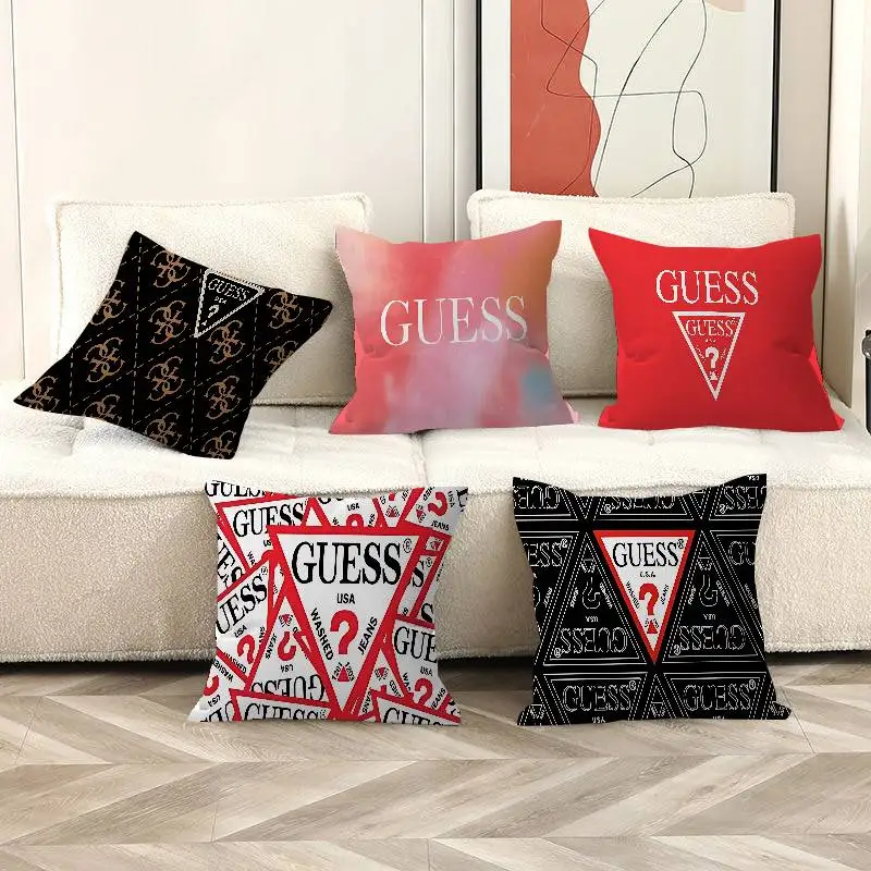 Home Textiles Plaid - Fashion G-Guess-s Personalized Pillow Cover Kids