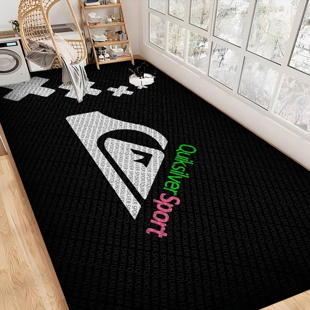 Home Textiles Logo - Q-QuiksilverS Logo Floor Mat Floor Mat