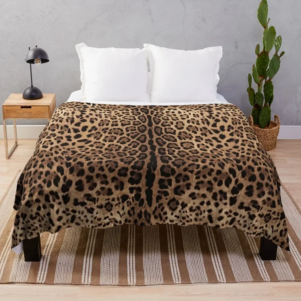 Home Textiles Plaid - Leopard Print Skin Throw Blanket Luxury