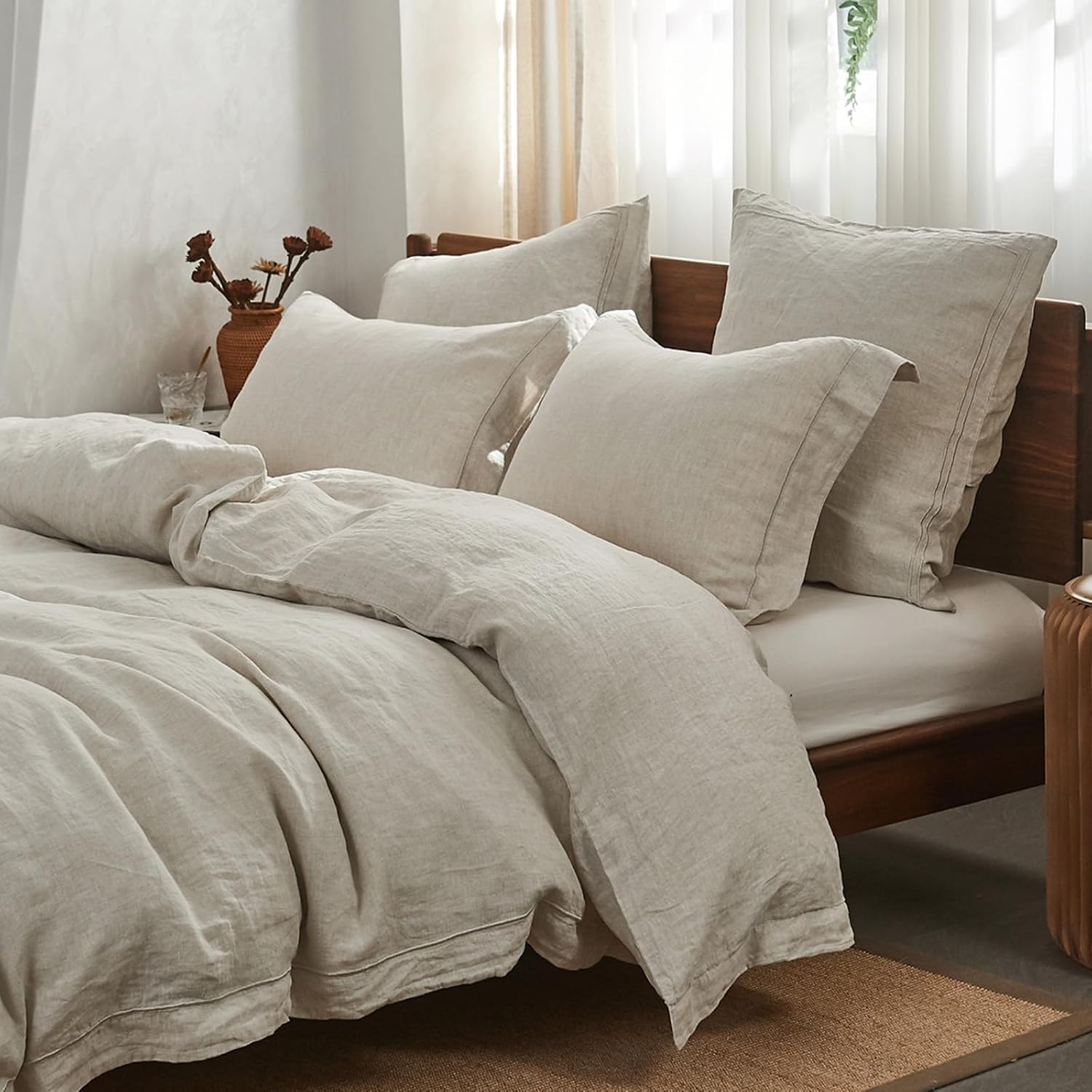 Pure Washed Linen Duvet Cover  - огляд і ціна Linen Duvet Cover