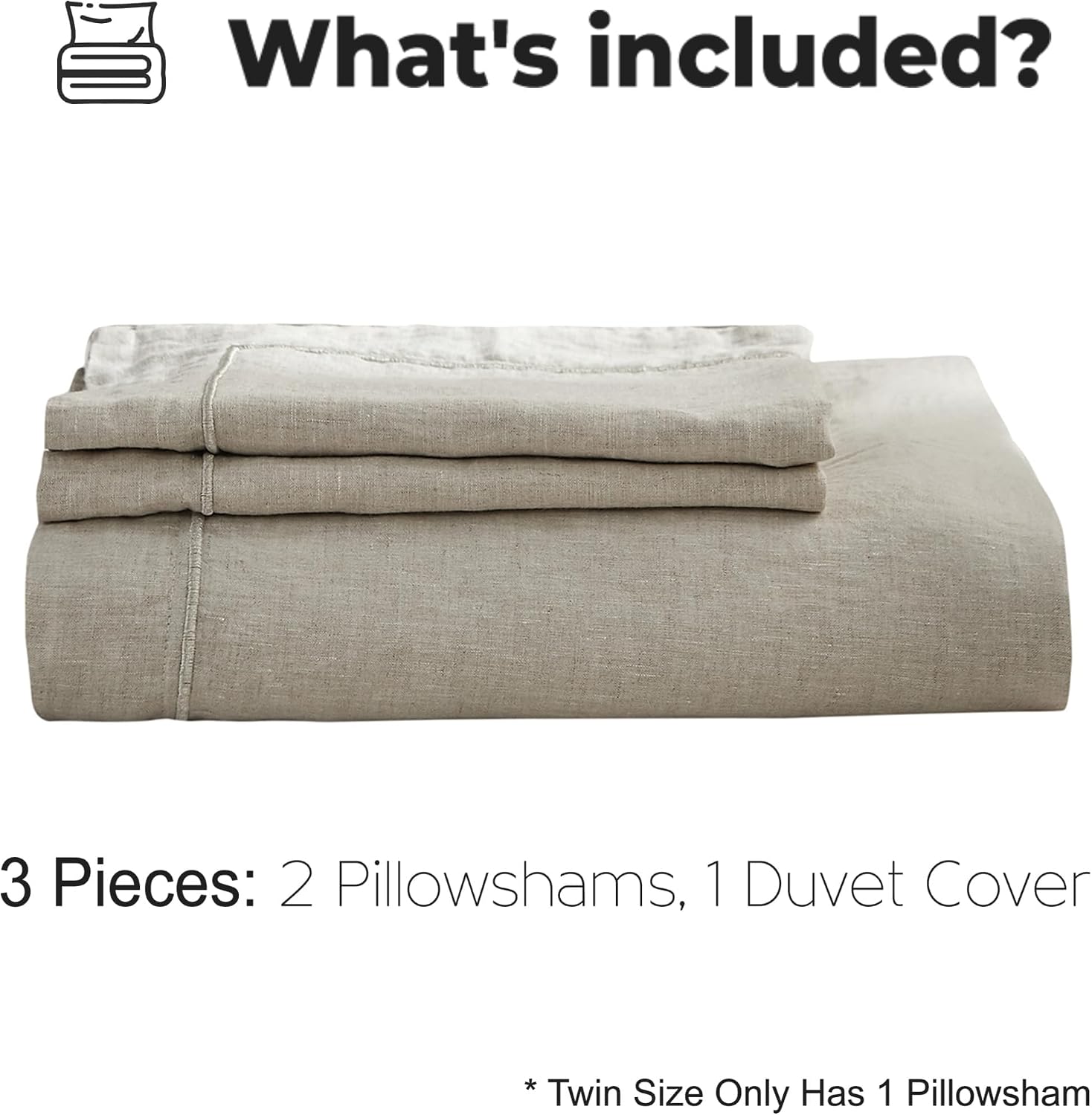 Pure Washed Linen Duvet Cover  - огляд і ціна Linen Duvet Cover