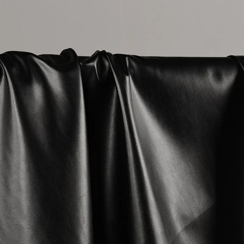 Suede PU Leather Fabric Black  - огляд і ціна Home Textiles Wholesale