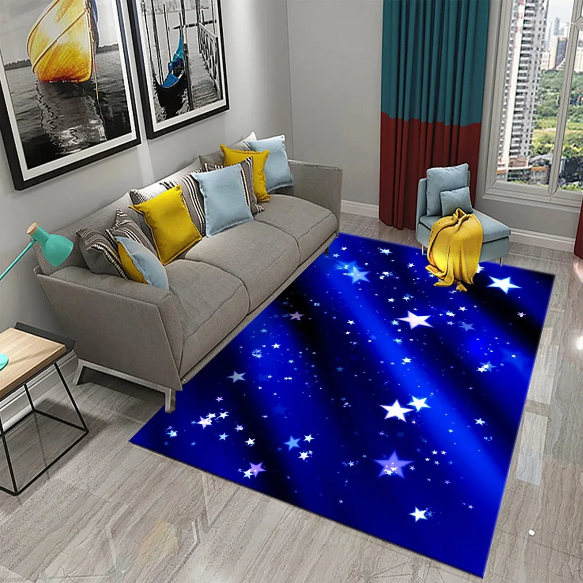 Star Carpet Space Galaxy Area  - огляд і ціна Galaxy Home Textiles