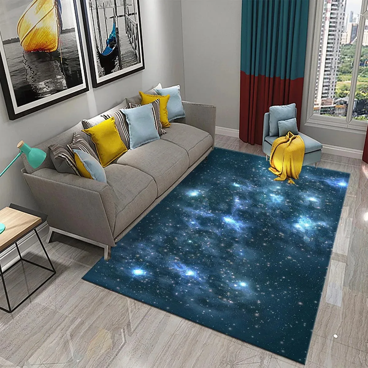 Star Carpet Space Galaxy Area  - огляд і ціна Galaxy Home Textiles