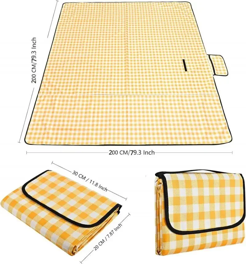 200*200cm Portable Camping Mat - огляд і ціна Home Textiles Plaid