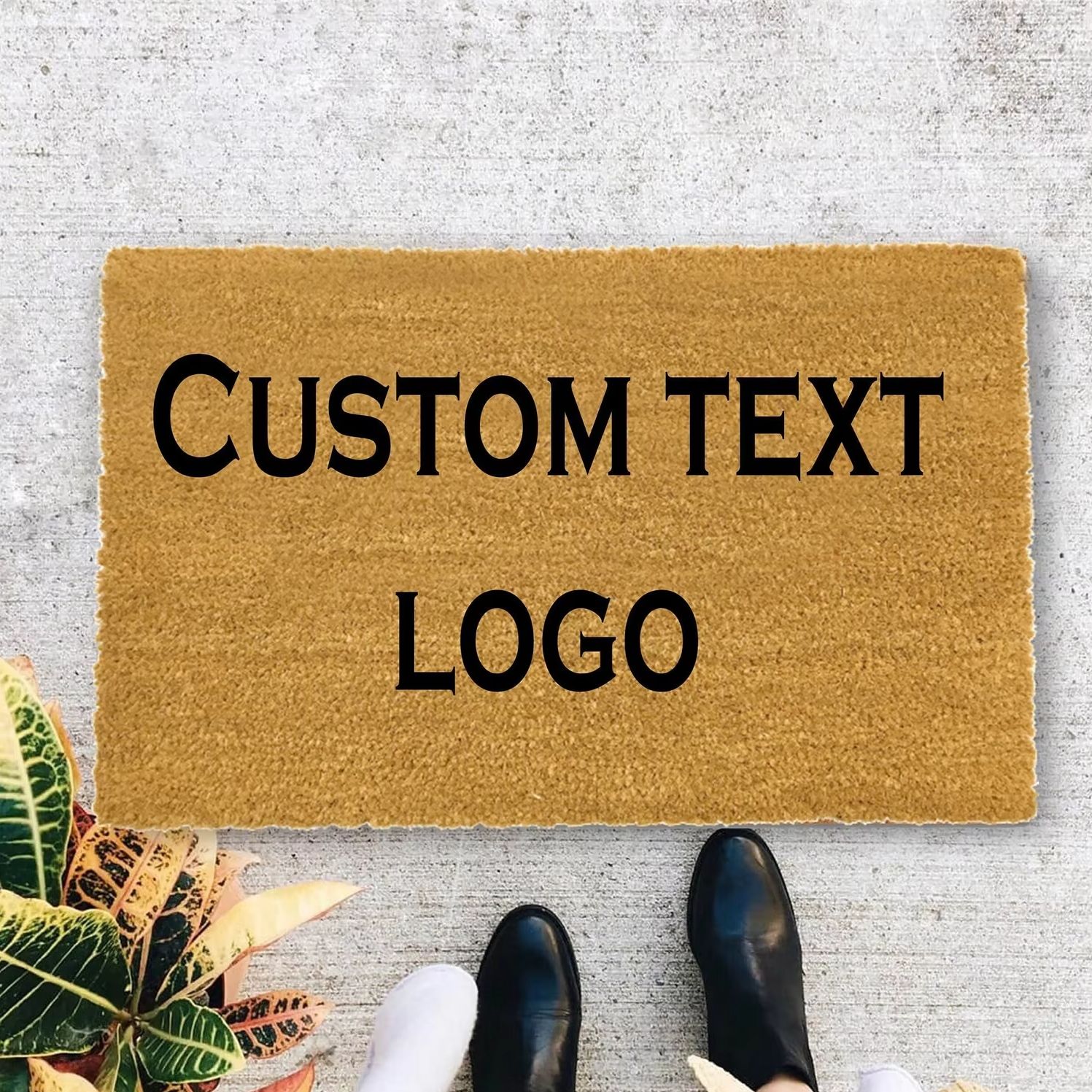 Custom Text Logo Doormat Uniqu - огляд і ціна Home Textiles Logo