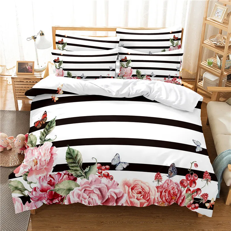 Flowers Bedding Set Duvet Cove - огляд і ціна Linen Duvet Cover