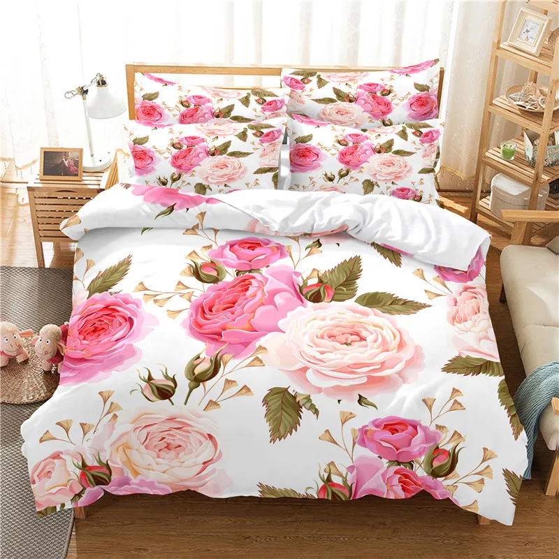 Flowers Bedding Set Duvet Cove - огляд і ціна Linen Duvet Cover