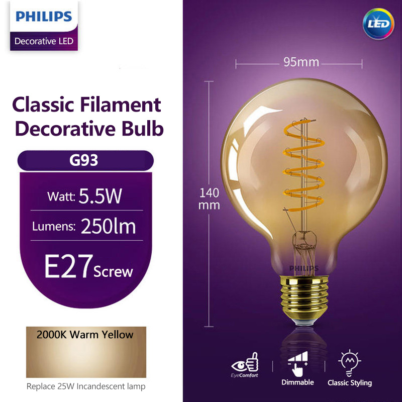 Philips LED Decorative Bulb ST - огляд і ціна Philips Bulb Led Classic