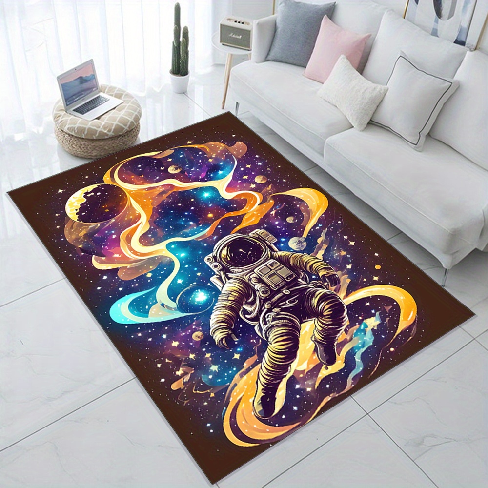 Spaceman Area Rug – Polyester  - огляд і ціна Galaxy Home Textiles