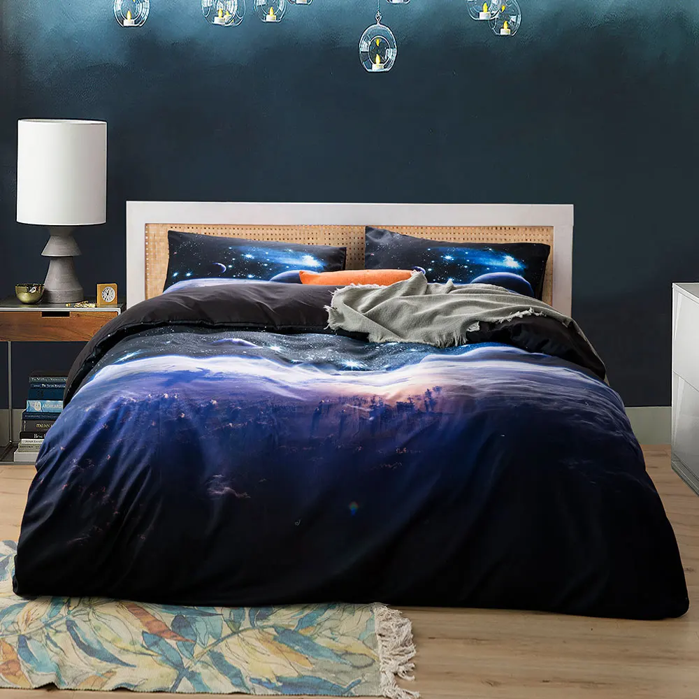 Space star 3d Galaxy Duvet Cov - огляд і ціна Linen Duvet Cover