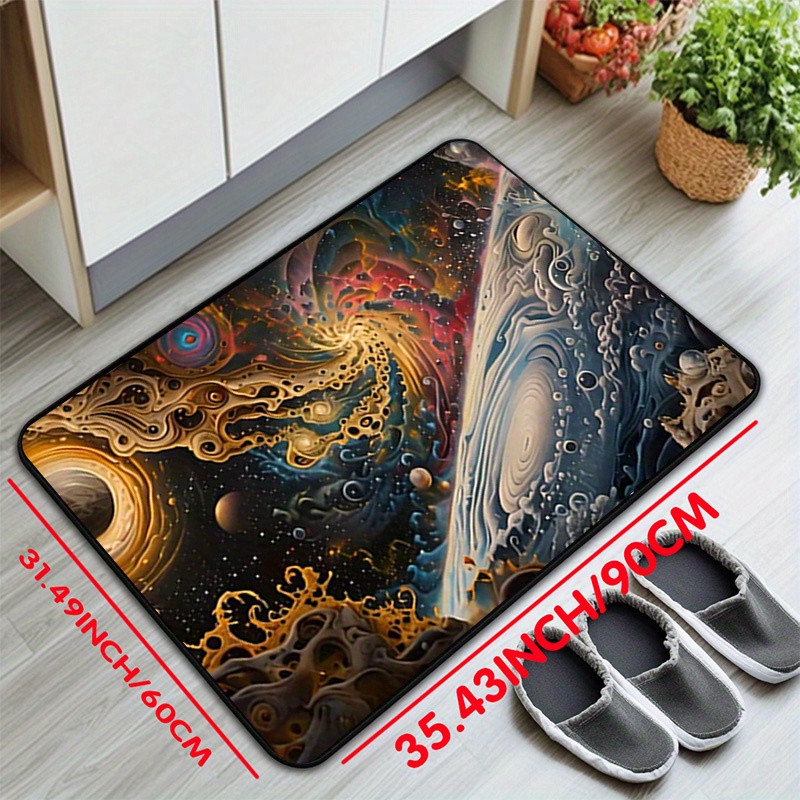Cosmic Space Pattern Non-Slip  - огляд і ціна Galaxy Home Textiles