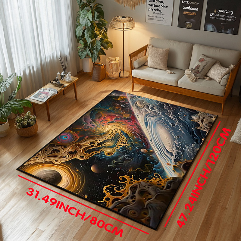 Cosmic Space Pattern Non-Slip  - огляд і ціна Galaxy Home Textiles