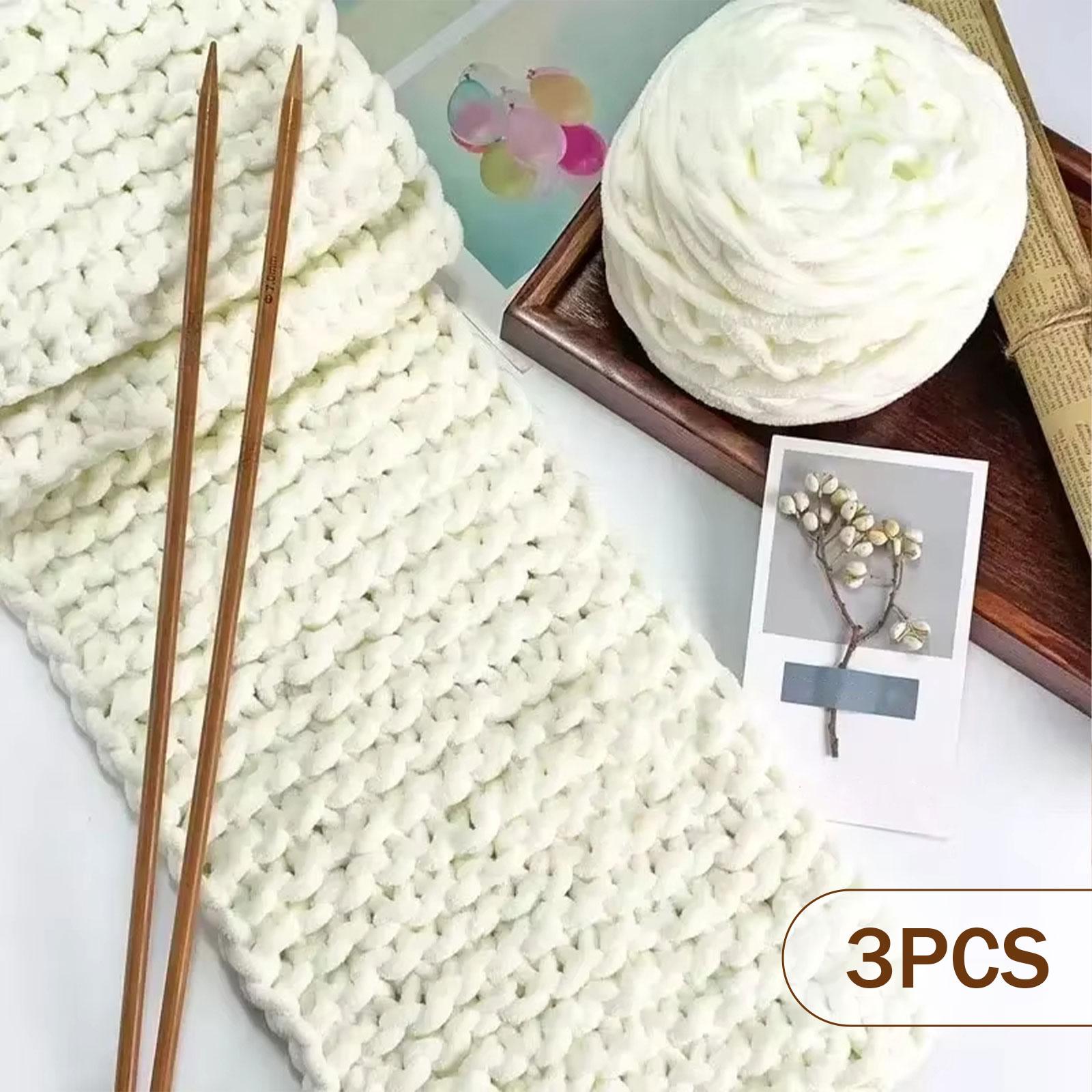 Super Bulky Chunky Yarn Polyes - огляд і ціна Throw Blanket Chunky Knit
