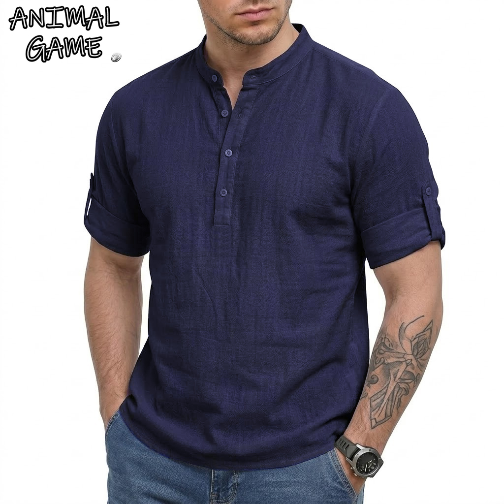 New Mens Long Sleeve Linen Shi - огляд і ціна Linum Home Textiles