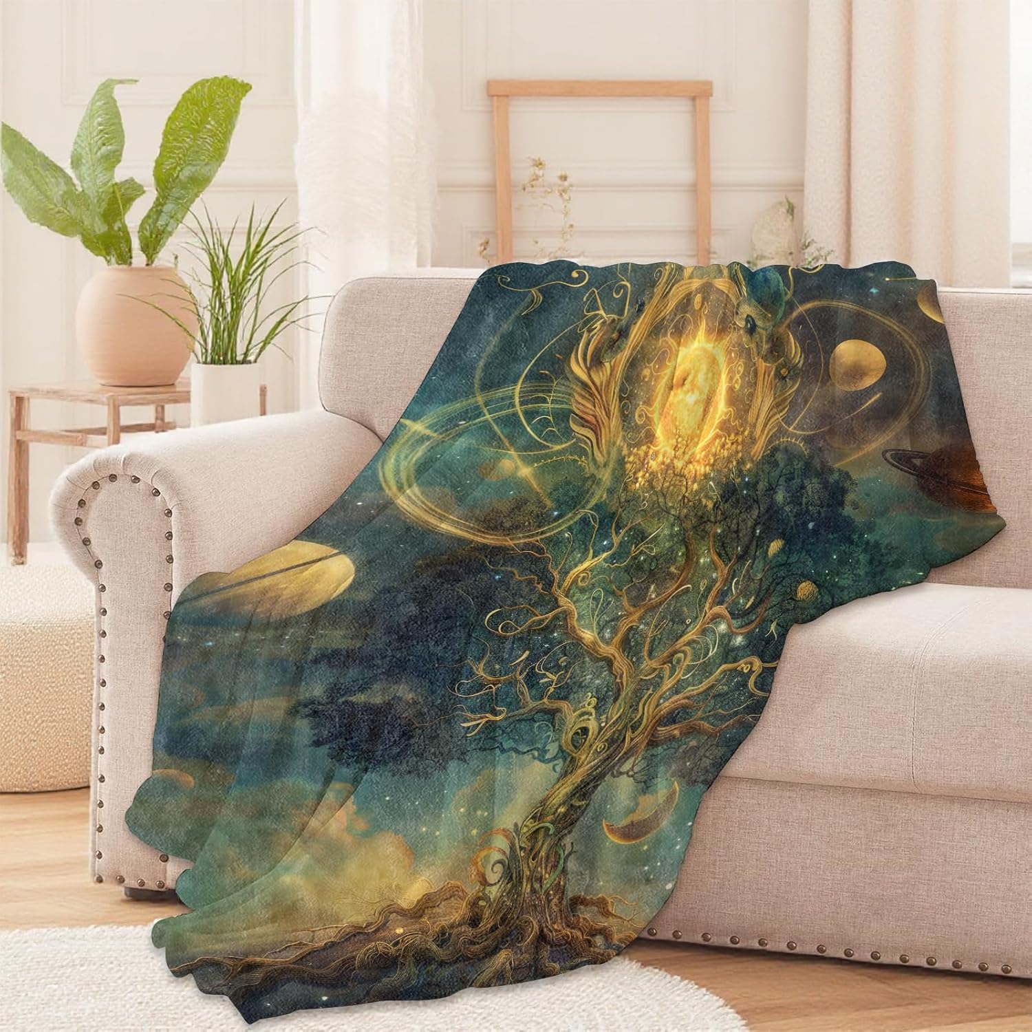 Cosmic tree blanket galaxy cel - огляд і ціна Galaxy Home Textiles