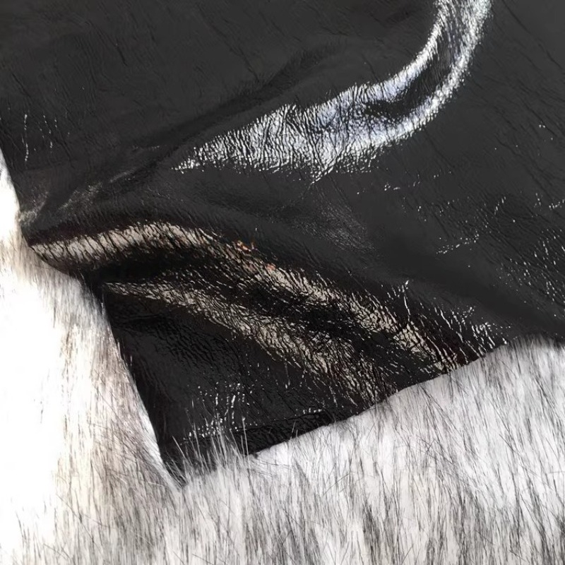 Pure Black Texture PU Leather  - огляд і ціна Home Textiles Wholesale