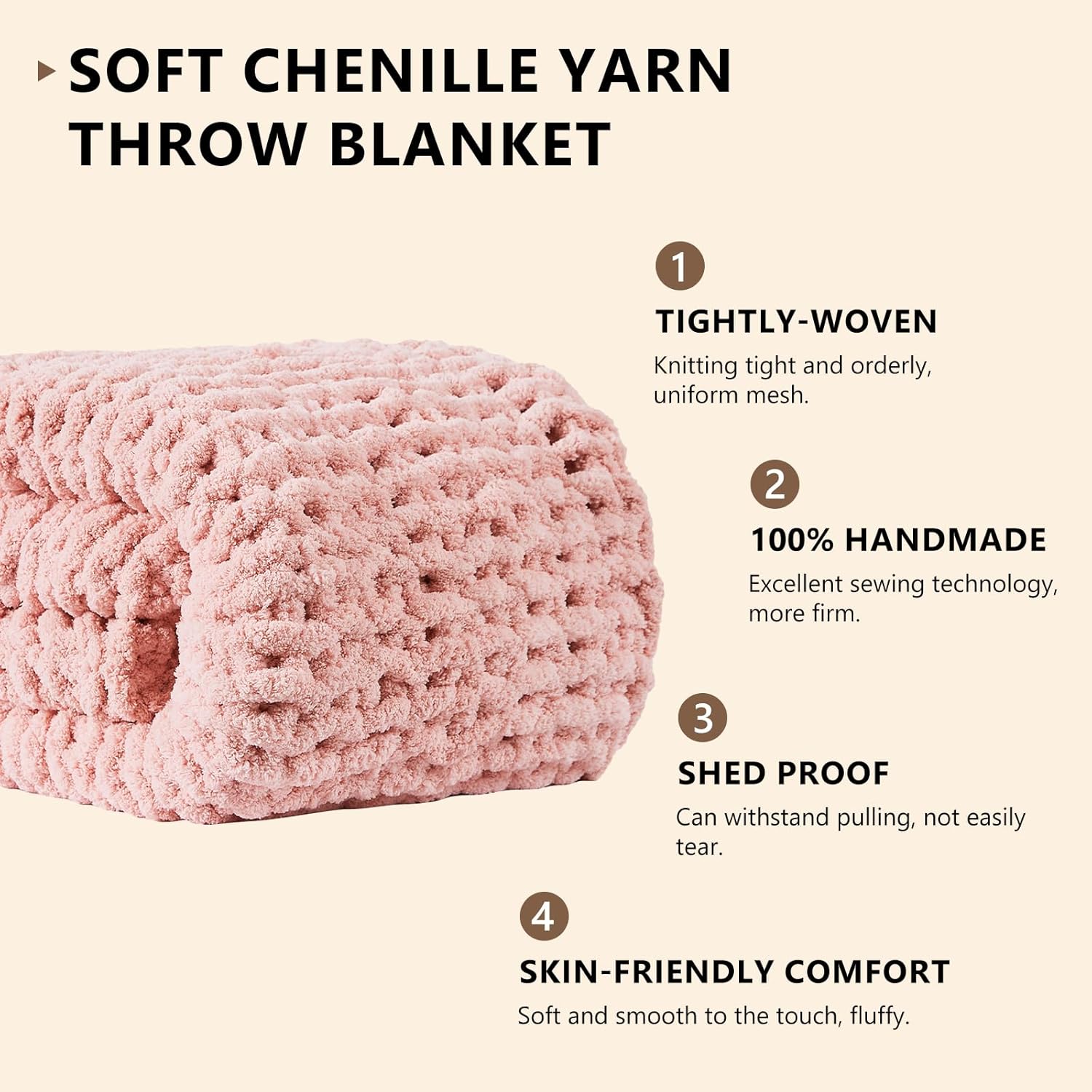 Chunky Knit Blanket Throw Chen - огляд і ціна Throw Blanket Chunky Knit