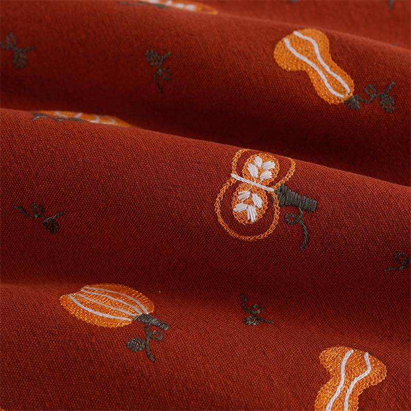 Cotton Linen Pumpkin Embroider - огляд і ціна Linum Home Textiles