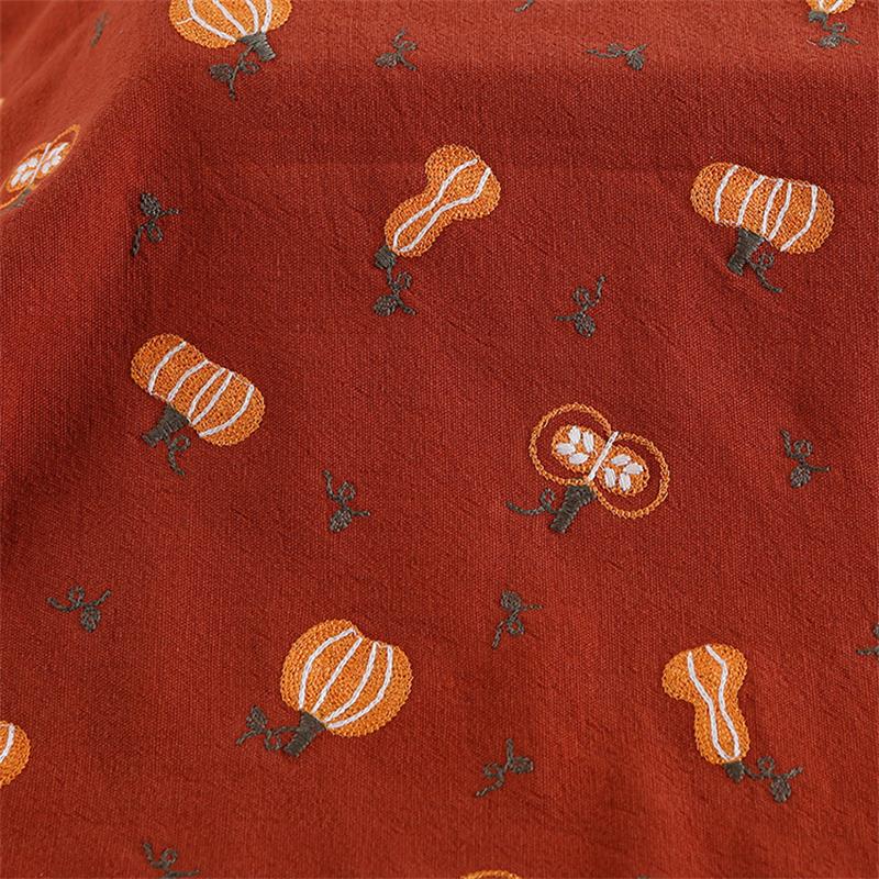 Cotton Linen Pumpkin Embroider - огляд і ціна Linum Home Textiles