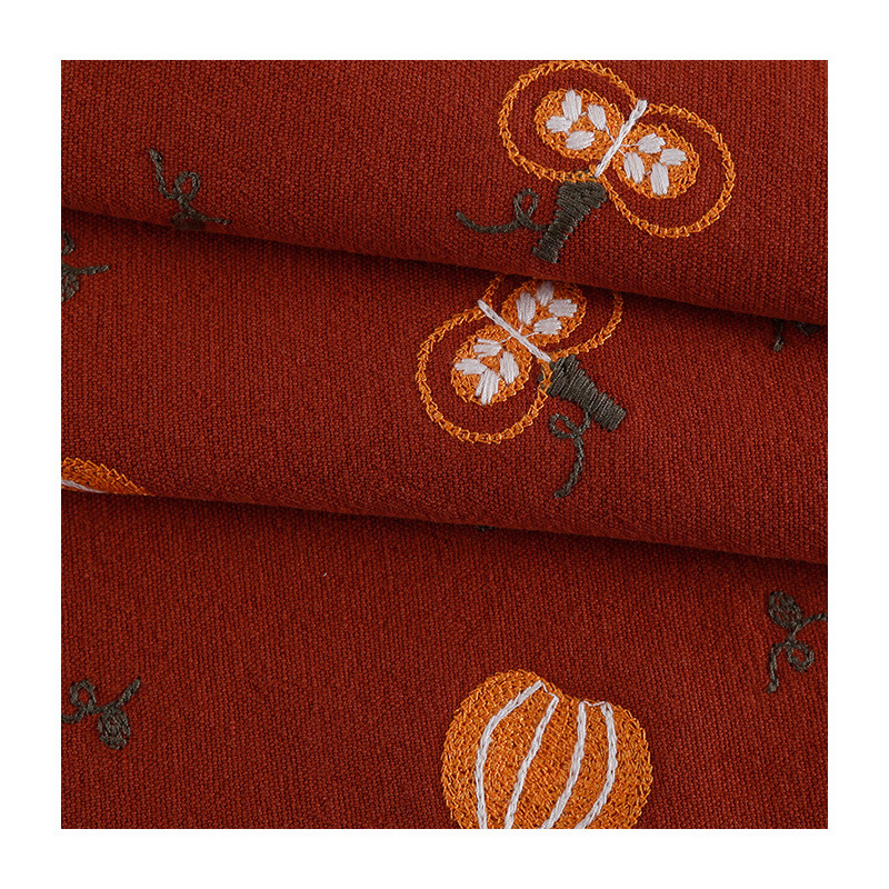 Cotton Linen Pumpkin Embroider - огляд і ціна Linum Home Textiles