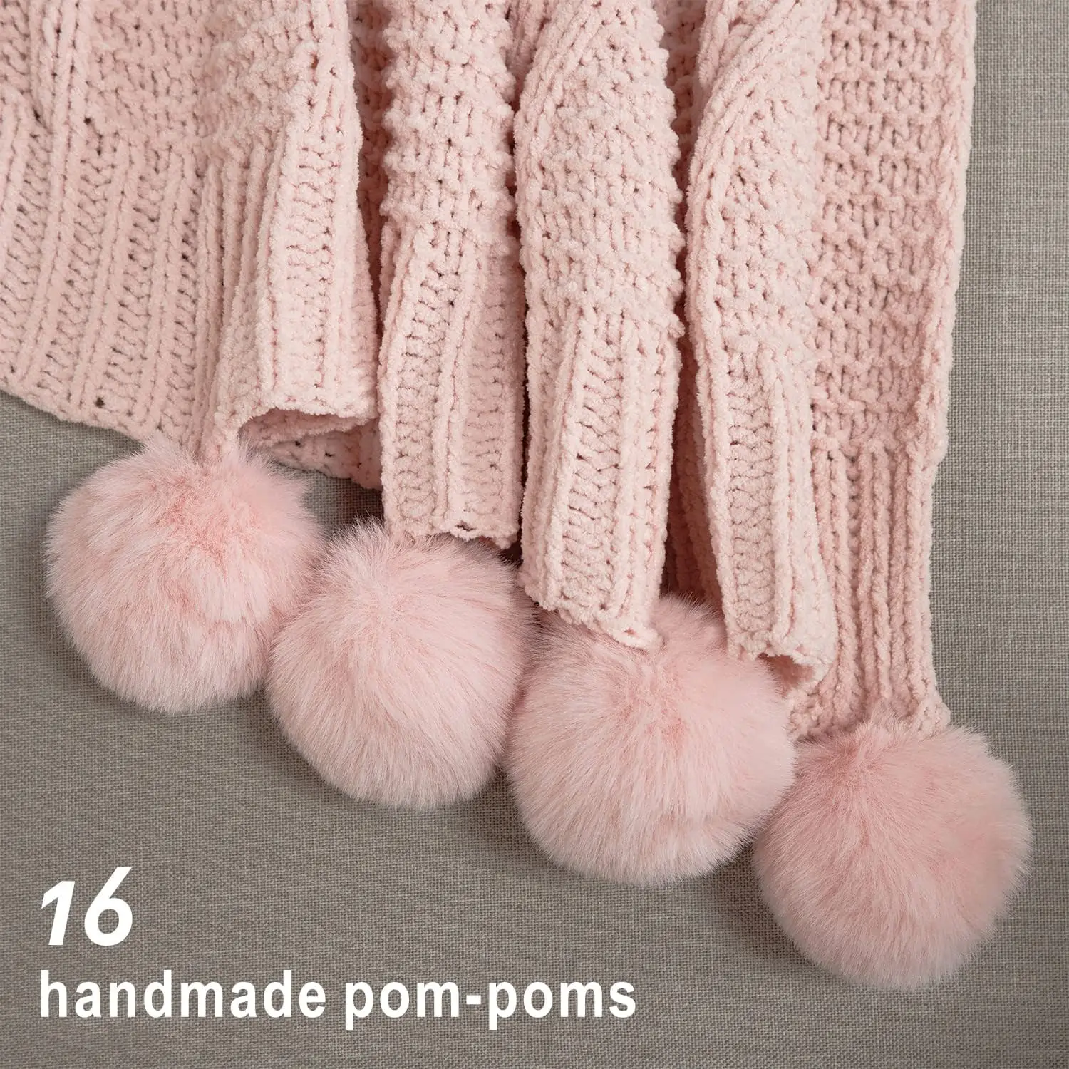 Luxury Chunky Knit Blanket wit - огляд і ціна Throw Blanket Chunky Knit