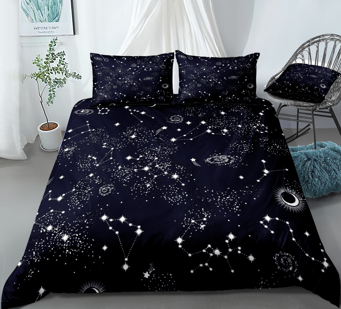 Stars Bedding Set Night Sky Ki - огляд і ціна Galaxy Home Textiles