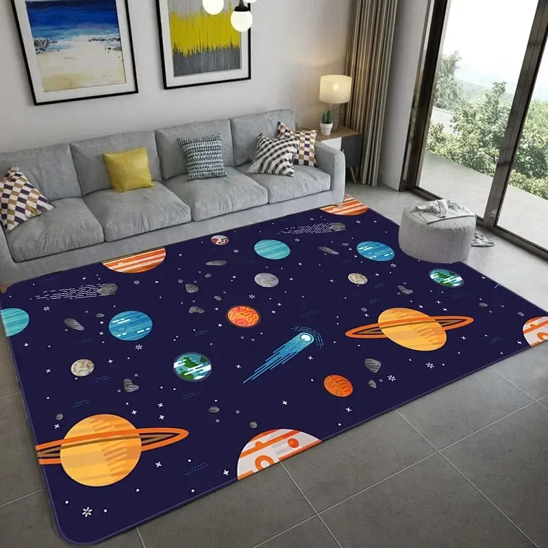 Cartoon Space Astronaut Carpet - огляд і ціна Galaxy Home Textiles