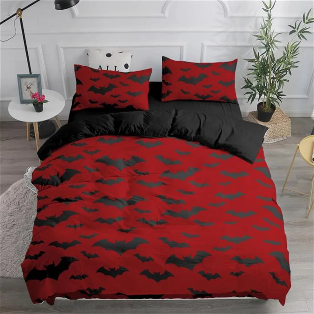Halloween Flying Vampire Beddi - огляд і ціна Linen Duvet Cover