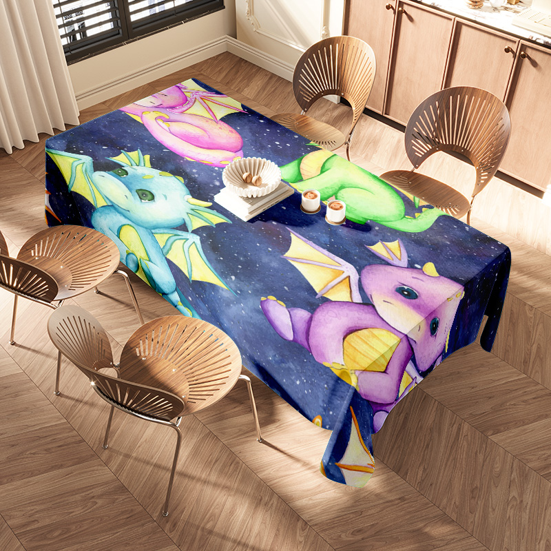 Vibrant Galaxy Unicorn Tablecl - огляд і ціна Galaxy Home Textiles