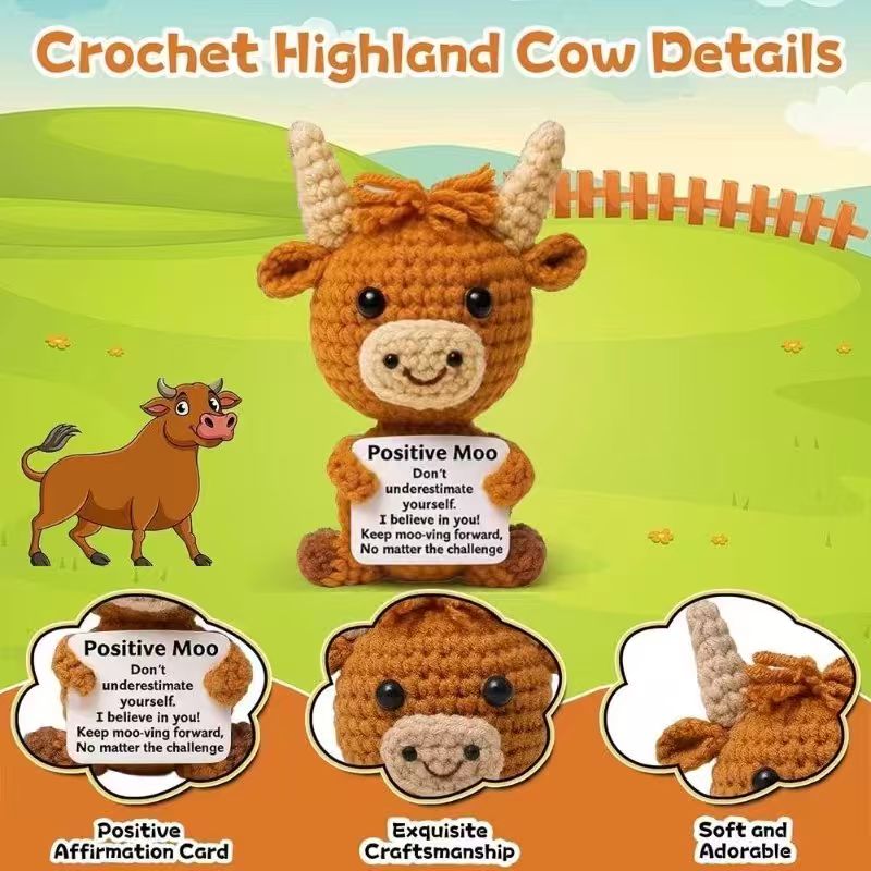 Cute Highland Cow Emotional Su - огляд і ціна Highland Home Textiles