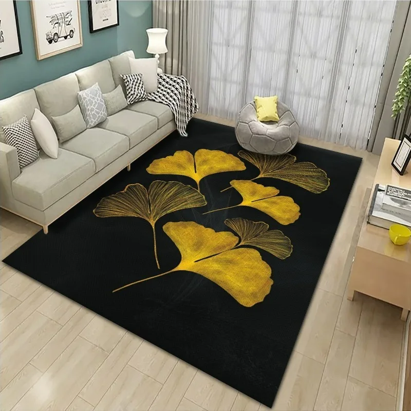 Ginkgo Leaf Print Living Room  - огляд і ціна Home Textiles Wholesale