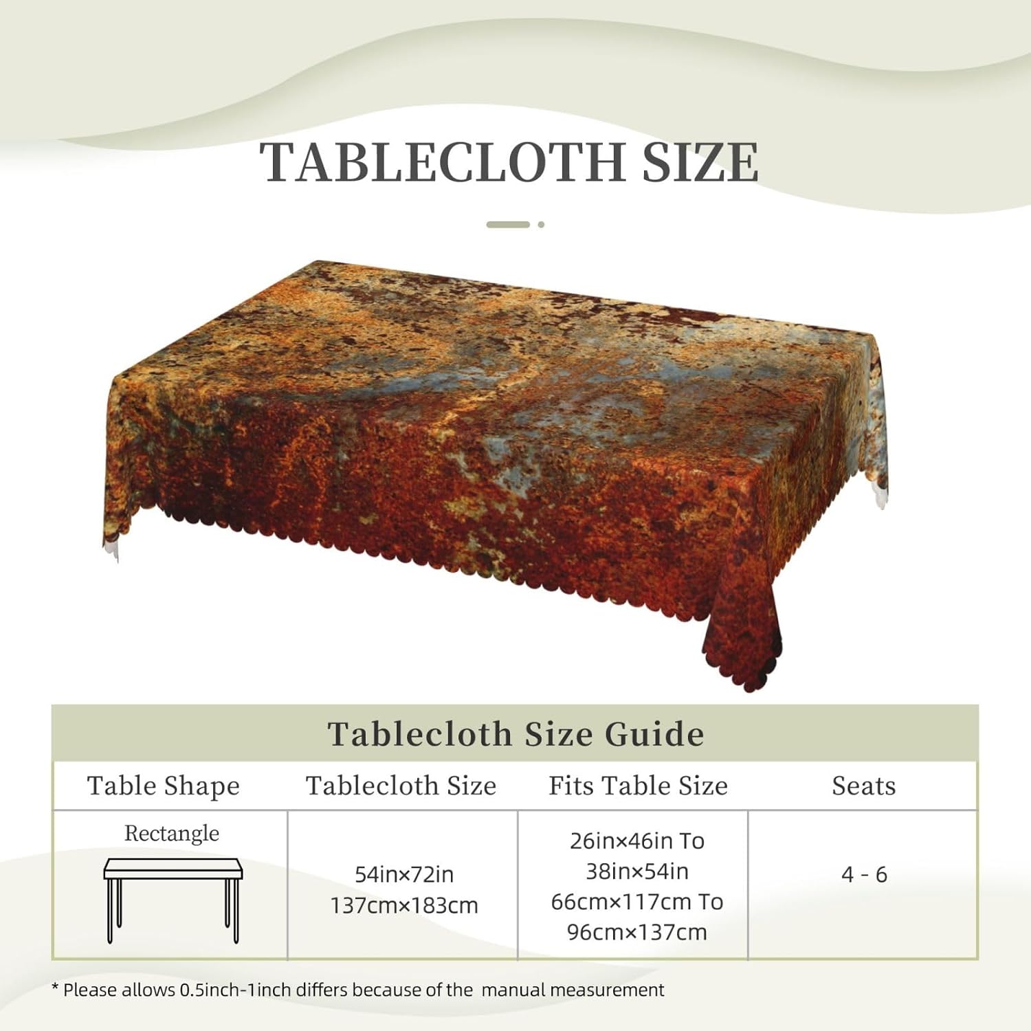 Industrial Brown Rust Metal Ta - огляд і ціна Home Textile Industry