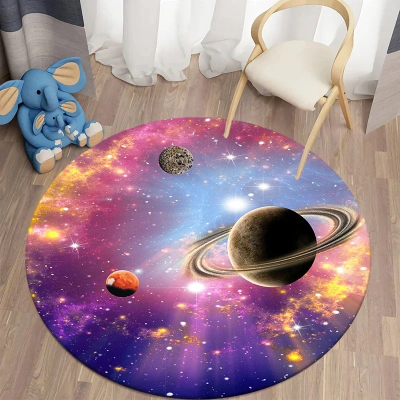 Galaxy Round Rug Universe Spac - огляд і ціна Galaxy Home Textiles