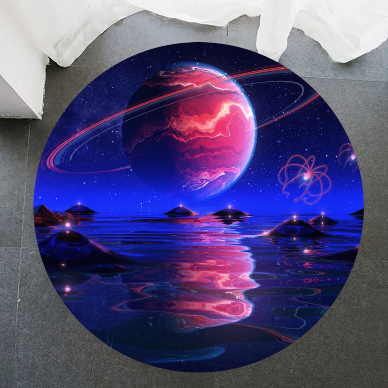Galaxy Round Rug Universe Spac - огляд і ціна Galaxy Home Textiles