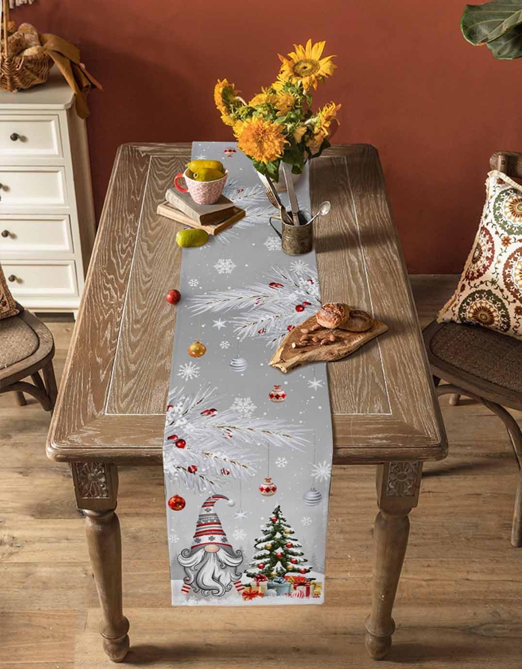 Christmas Gray Gnomes Linen Ta - огляд і ціна Linum Home Textiles